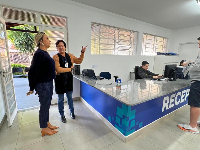 Talitha De Nadai vistoria UBS de Jaguari e São Domingos