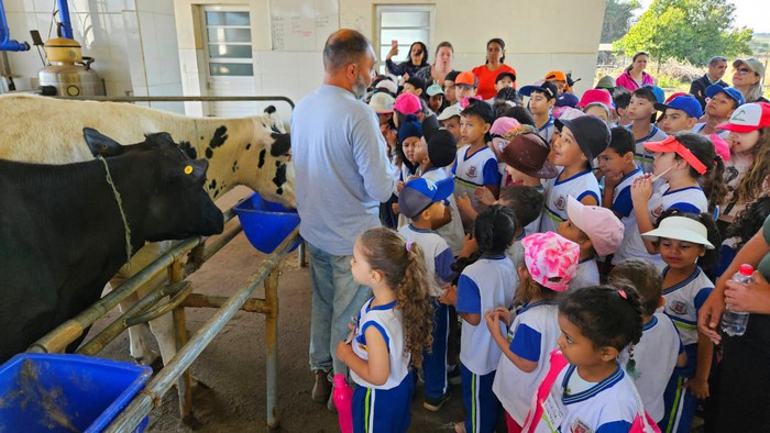 Alunos de Nova Odessa conhecem produção de alimentos em visita ao IZ 1 Alunos de Nova Odessa conhecem produção de alimentos em visita ao IZ