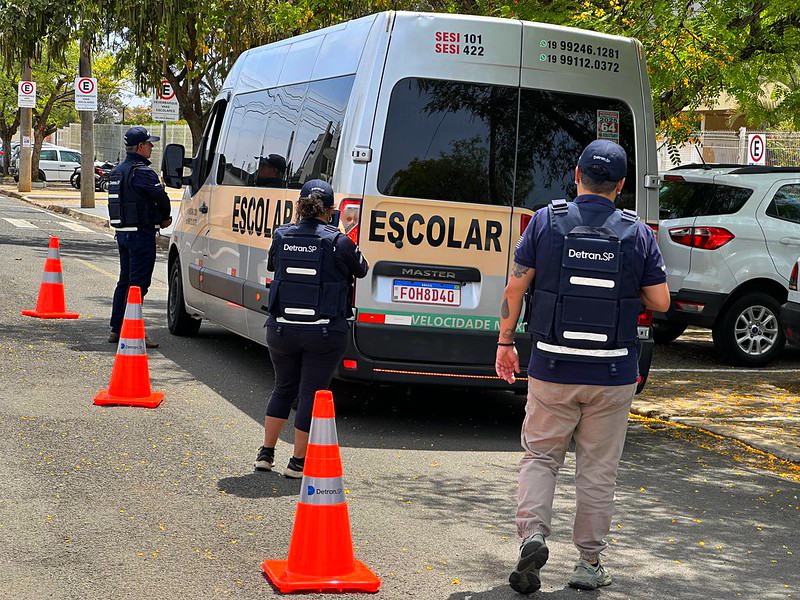 Fiscalização reforça segurança no transporte escolar em Americana 1 Fiscalização reforça segurança no transporte escolar em Americana