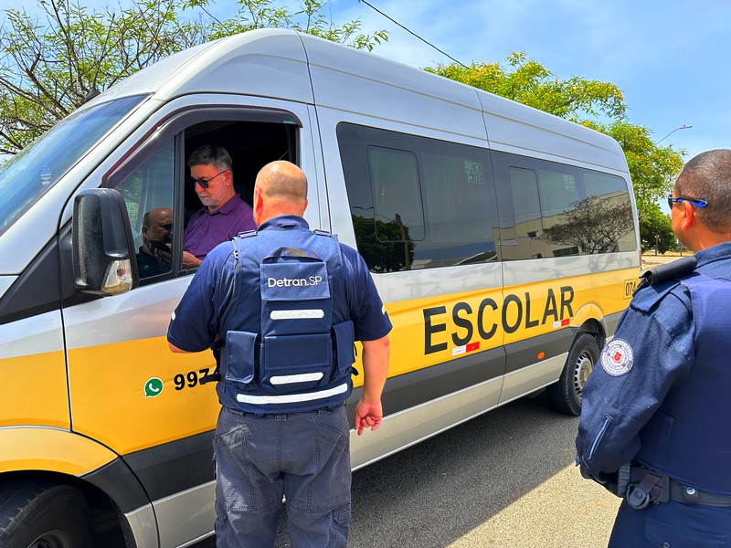 Fiscalização reforça segurança no transporte escolar em Americana 3 Fiscalização reforça segurança no transporte escolar em Americana