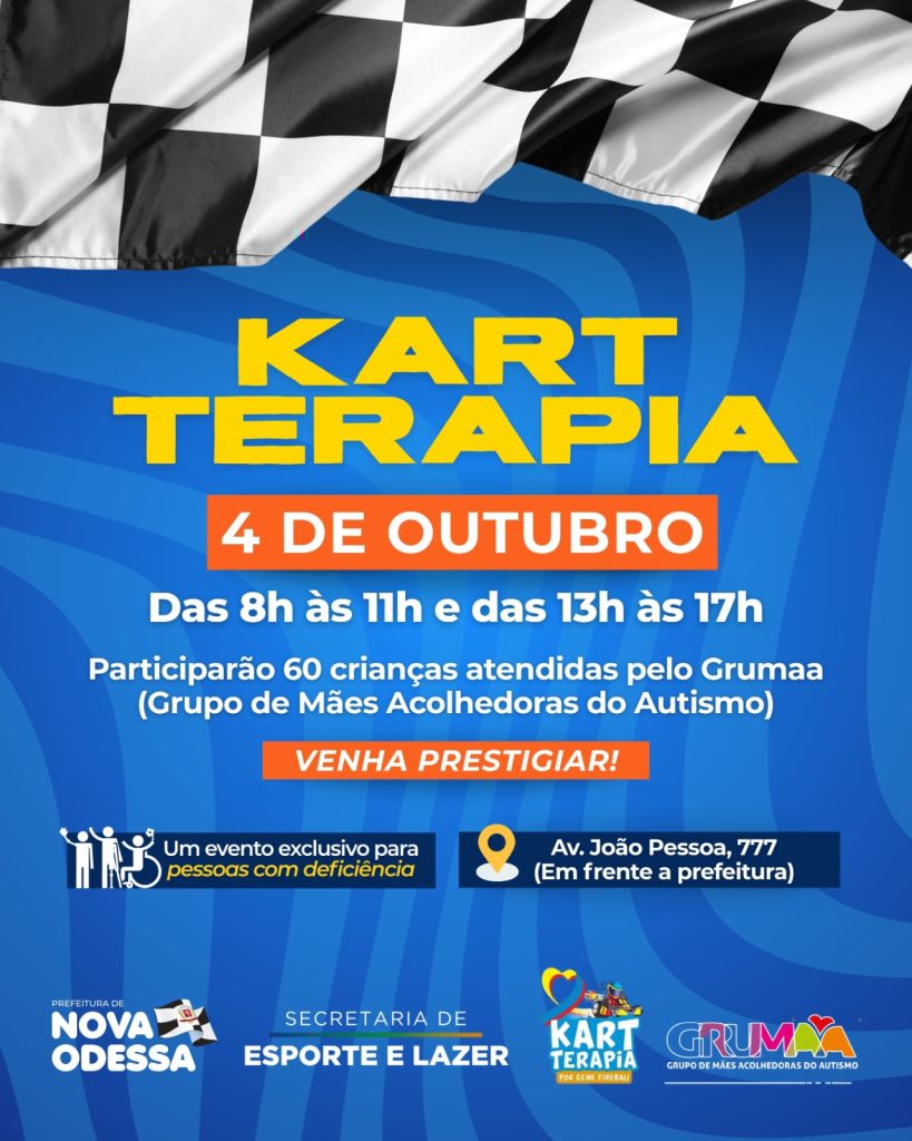 Kart Terapia leva inclusão e emoção para 60 crianças em Nova Odessa 1 Kart Terapia leva inclusão e emoção para 60 crianças em Nova Odessa