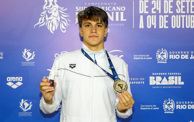 Nadadores de Americana brilham no Sul-Americano Juvenil 3 Nadadores de Americana brilham no Sul-Americano Juvenil