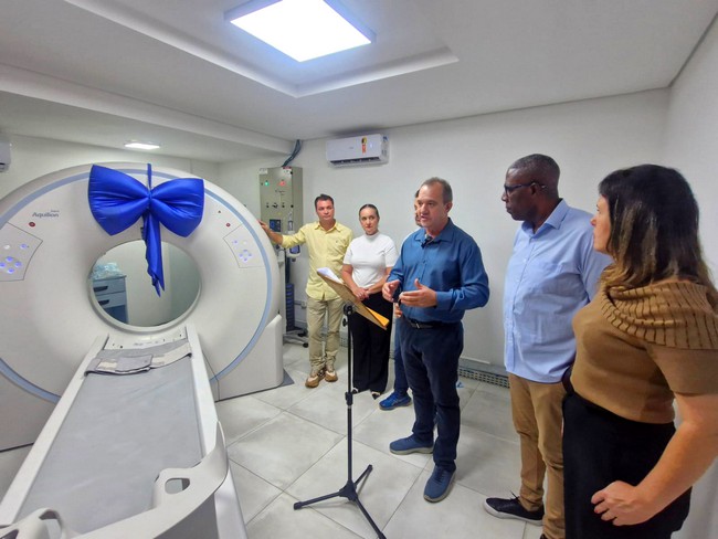 Nova Odessa inaugura tomógrafo no Hospital Municipal 1 Nova Odessa inaugura tomógrafo no Hospital Municipal