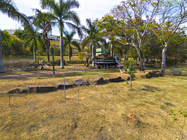 Parque dos Jacarandás passa por manutenção do DAE 1 Parque dos Jacarandás passa por manutenção do DAE