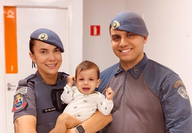 Policiais militares salvam bebê engasgado em Americana 1 Policiais militares salvam bebê engasgado em Americana 1