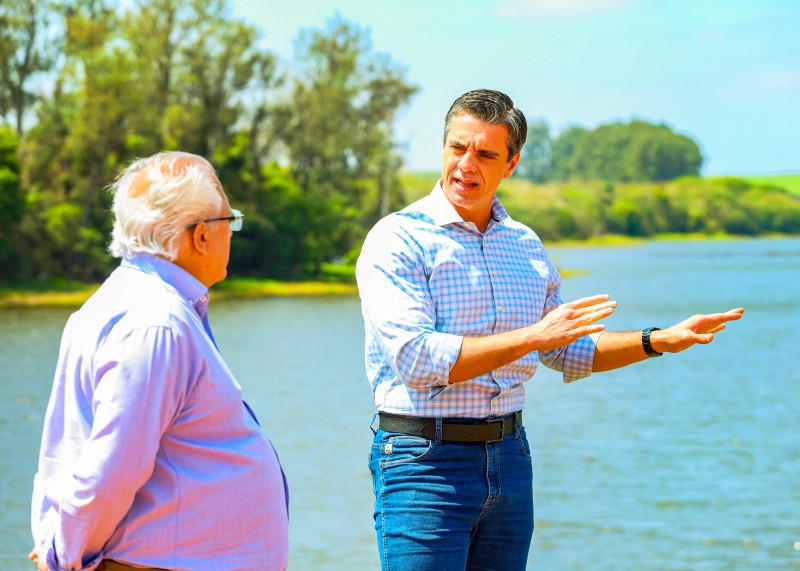 Prefeito visita obras da nova represa em Santa Bárbara 2 Prefeito visita obras da nova represa em Santa Bárbara