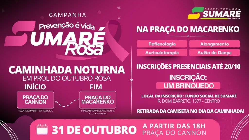 Prefeitura de Sumaré promove Caminhada Noturna no Outubro Rosa 1 WhatsApp Image 2025 09 26 at 5.48.34 PM
