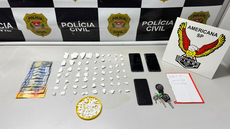 Casal com antecedentes criminais é detido por tráfico em Santa Bárbara 2 Casal com antecedentes criminais é detido por tráfico em Santa Bárbara