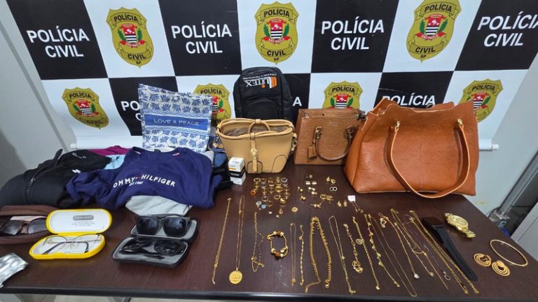 Diarista é presa após furtar joias avaliadas em R$ 300 mil em Santa Bárbara