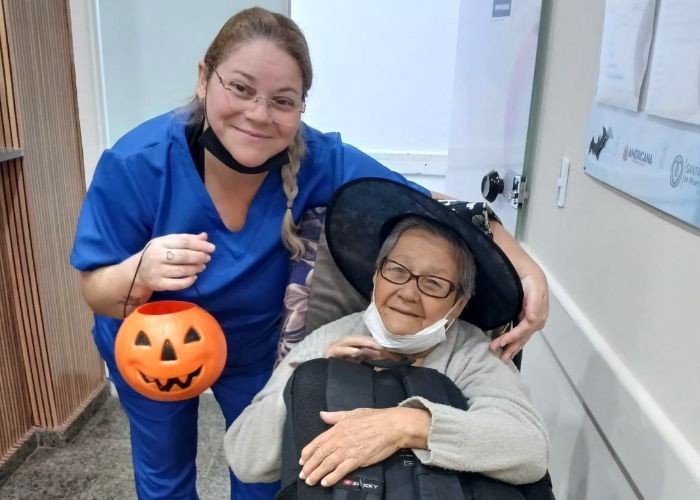 Halloween traz leveza e alegria aos pacientes da Hemodiálise do HM 2 Halloween traz leveza e alegria aos pacientes da Hemodiálise do HM