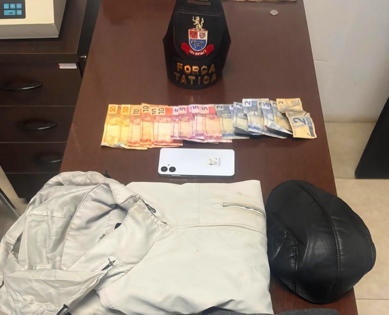 Homem é preso após roubo a sorveteria em Santa Bárbara 1 Ladrão é preso após roubo a sorveteria em Santa Bárbara