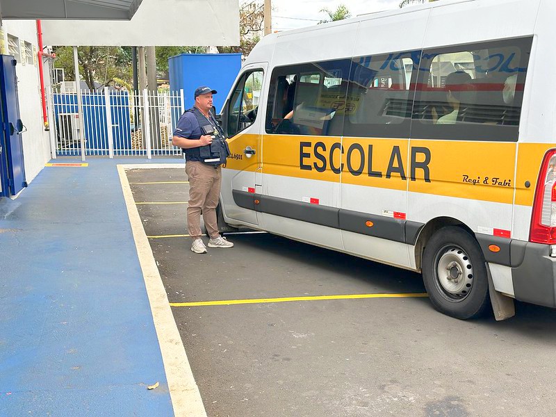 Operação fiscaliza 45 veículos do transporte escolar em Americana 2 Operação fiscaliza 45 veículos do transporte escolar em Americana