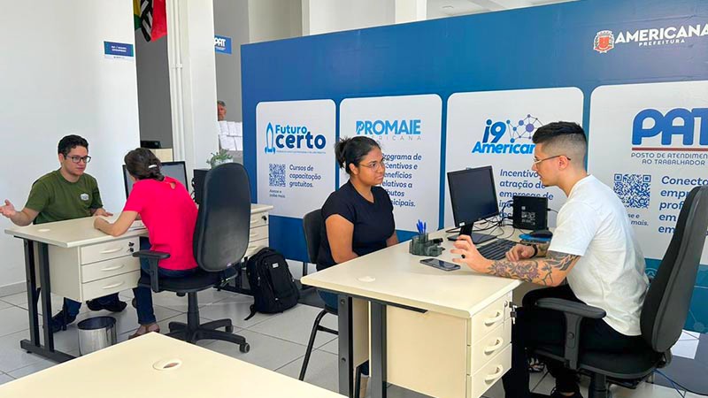 PAT de Americana oferece 424 vagas de emprego em diversas áreas 1 PAT de Americana oferece 424 vagas de emprego em diversas áreas