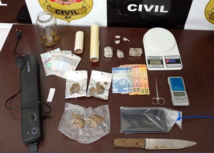 Polícia encontra drogas e prende homem em casa alvo de mandado em S. Bárbara 1 Polícia encontra drogas e prende homem em casa alvo de mandado em S. Bárbara