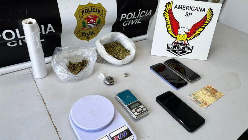 Dise apreende mais de 9 kg de drogas em operações em Americana e S. Bárbara 1 Dise apreende mais de 9 kg de drogas em operações em Americana e S. Bárbara