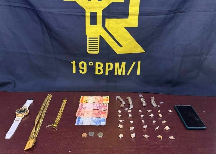 Força Tática prende traficante e apreende 40 porções de drogas em Americana