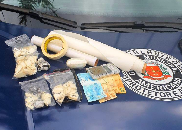 Guarda Municipal prende traficante com supermaconha no Jardim da Paz