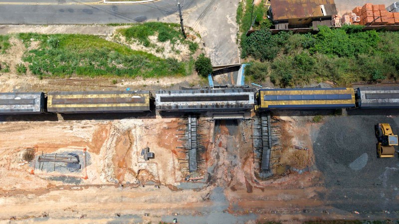 Nova Odessa avança em obras da passarela e do viaduto 1 Nova Odessa avança em obras da passarela e do viaduto 1