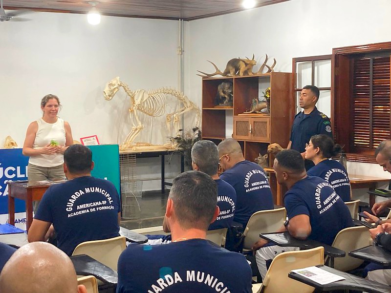 Novos guardas de Americana aprendem manejo de animais silvestres 1 Novos guardas de Americana aprendem manejo de animais silvestres