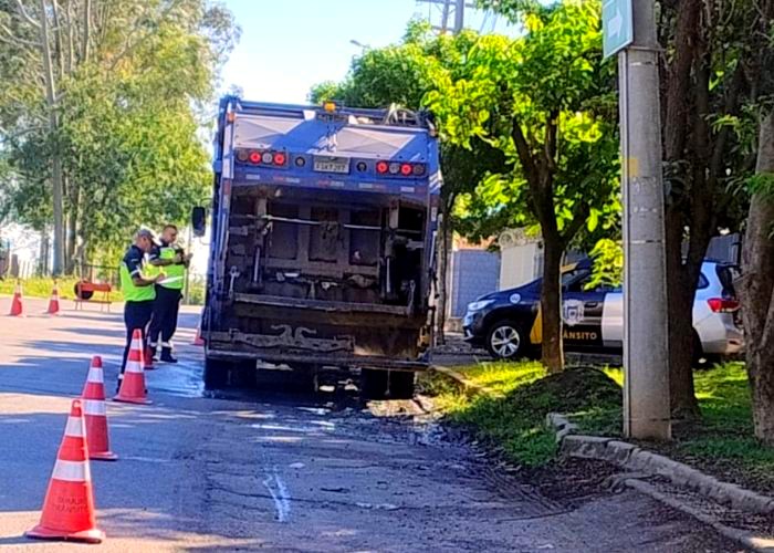 Operação Chorume multa nove veículos pesados em Sumaré
