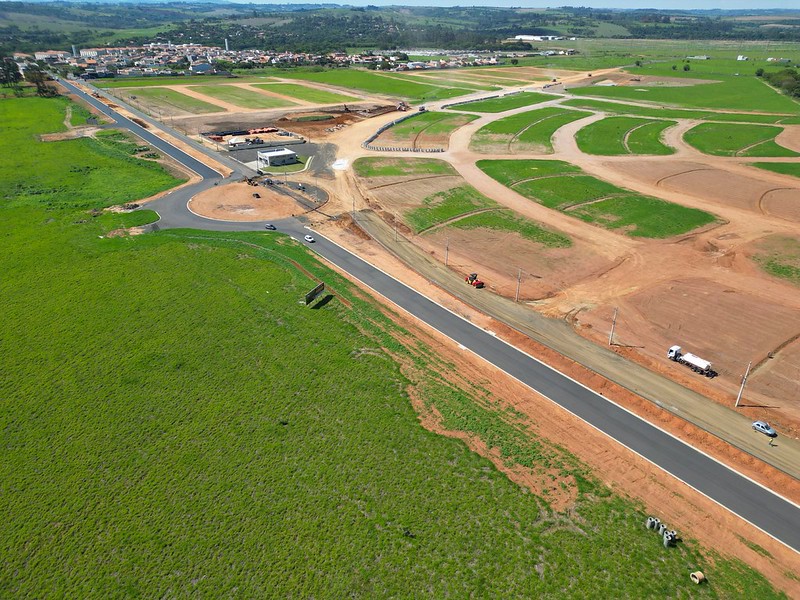 Pavimentação da nova pista da Estrada da Balsa é concluída em Americana