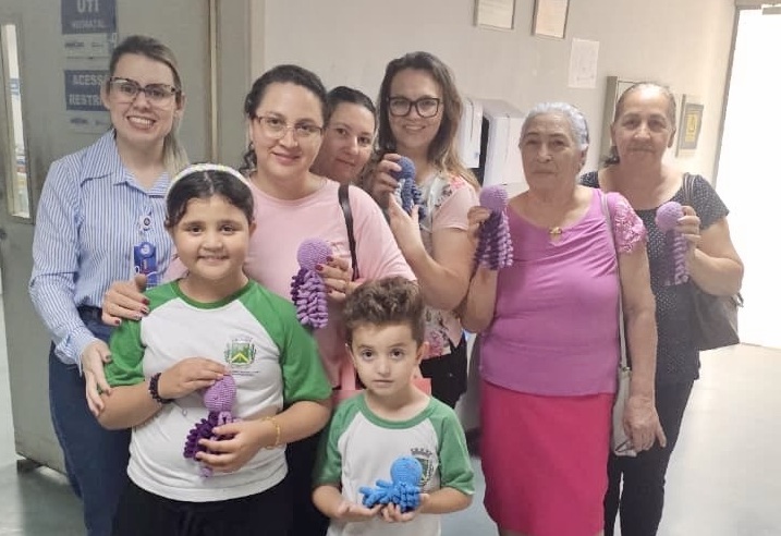 Polvos de crochê uti neonatal