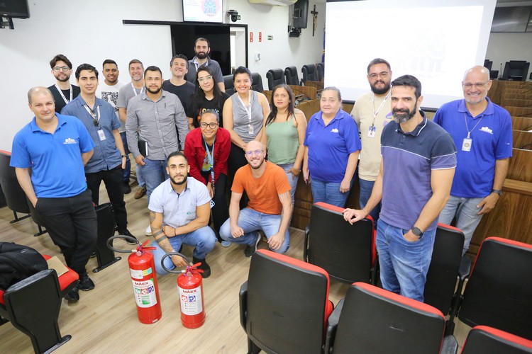 Servidores da Câmara de Sumaré recebem treinamento contra incêndios