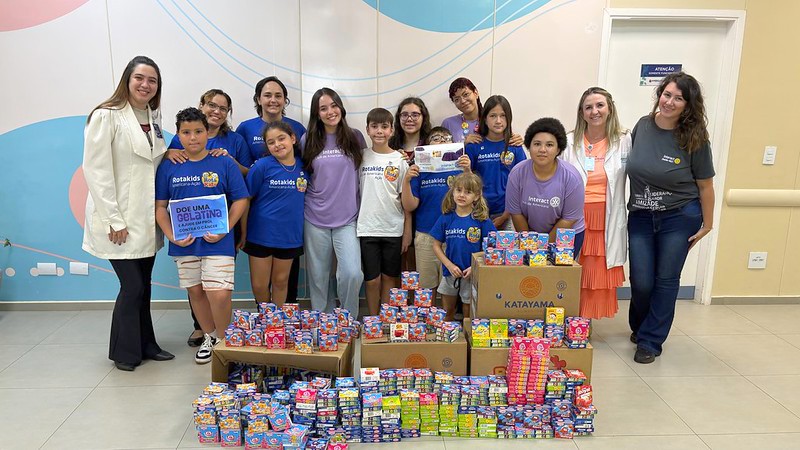 Unacon recebe 1,4 mil gelatinas para apoio a pacientes oncológicos