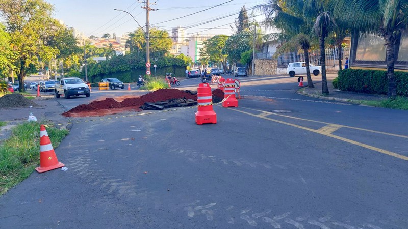 Utransv interdita trecho da Rua Florindo Cibin para reparos