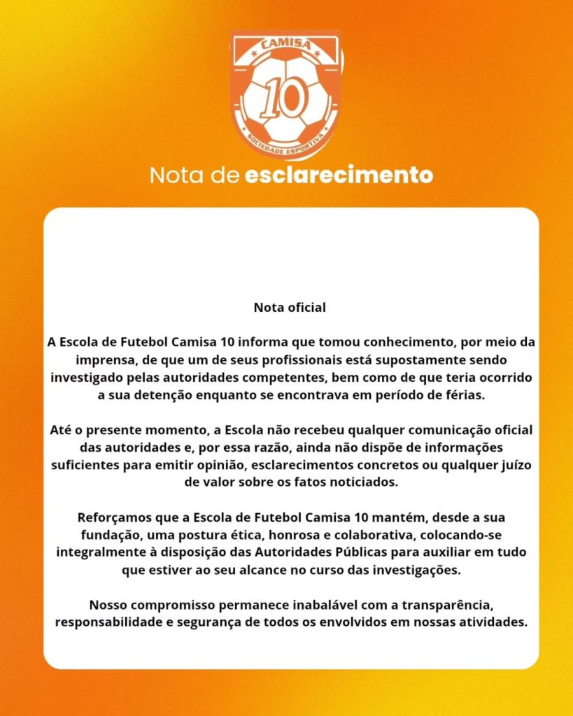 Professor de escola de futebol é detido por suposto abuso sexual infantil em S. Bárbara