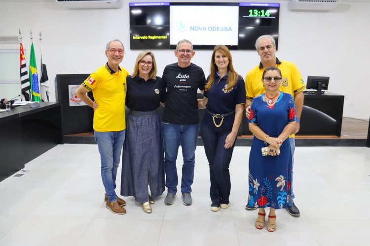 Câmara de Nova Odessa reconhece Lions Clube como entidade de utilidade pública