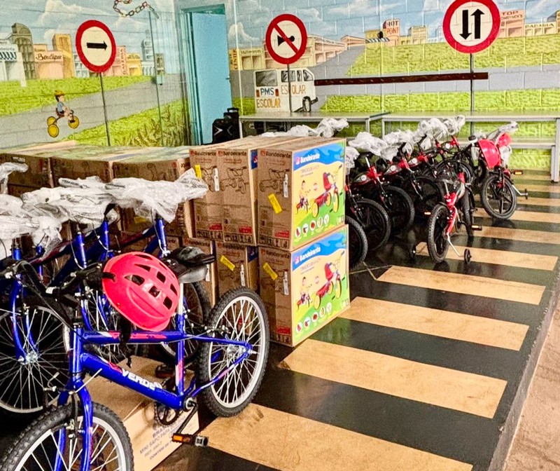 Cidade Mirim de Trânsito de Sumaré recebe doações da Honda