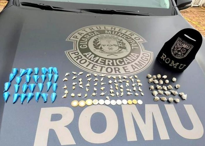 Gama prende dois suspeitos por tráfico em casa abandonada