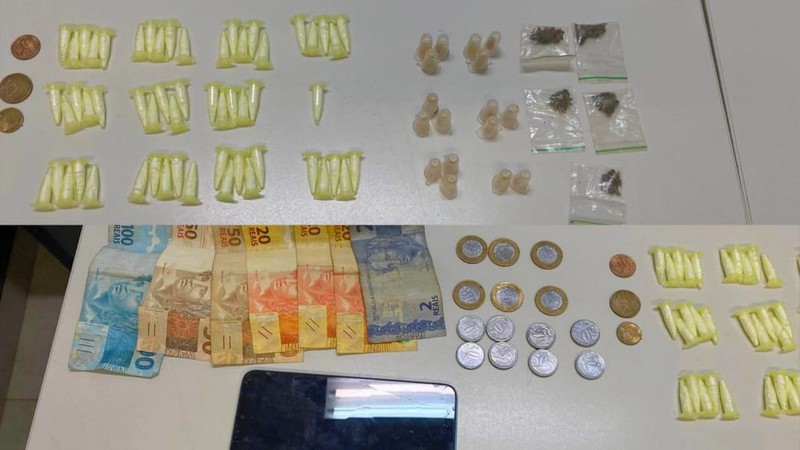 Homem é preso por tráfico após perseguição da Guarda Civil em S. Bárbara