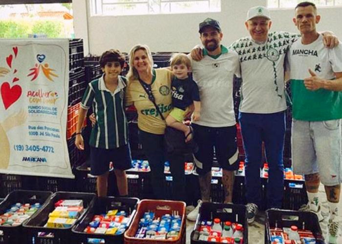 Mancha Alvi Verde doa 2 mil litros de leite ao Fundo Social de Americana