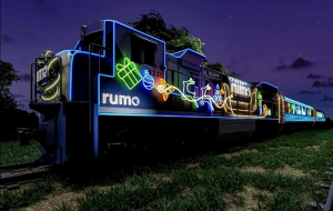 Trem Iluminado de Natal da Rumo chega a Americana na segunda