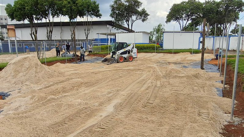 Americana realiza manutenção na Praça Malala e avança em obras esportivas 2 Americana realiza manutenção na Praça Malala e avança em obras esportivas