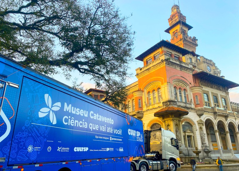 Carreta do Museu Catavento chega a Santa Bárbara com ciência gratuita