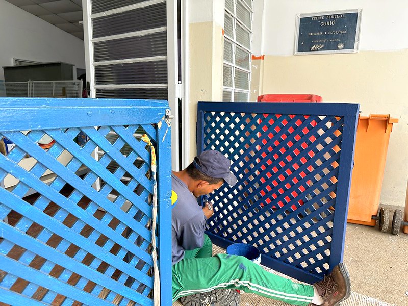 Casa da Criança Curió recebe melhorias no período de férias escolares