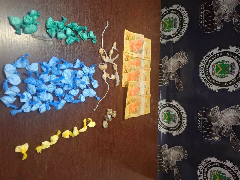 GCM prende homem por tráfico de drogas no Jardim São Fernando