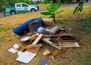 Guarda Municipal flagra descarte irregular de entulho no Parque Planalto