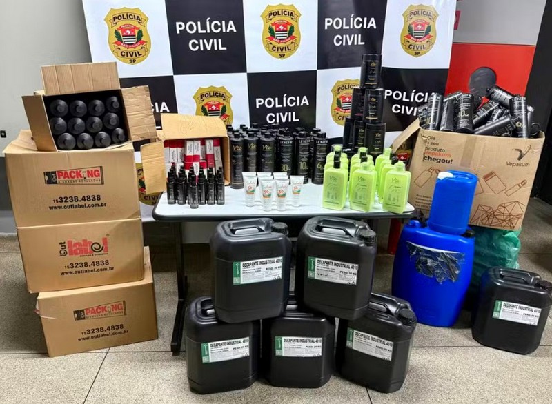 Mulher é presa em Americana por fabricar cosméticos irregulares