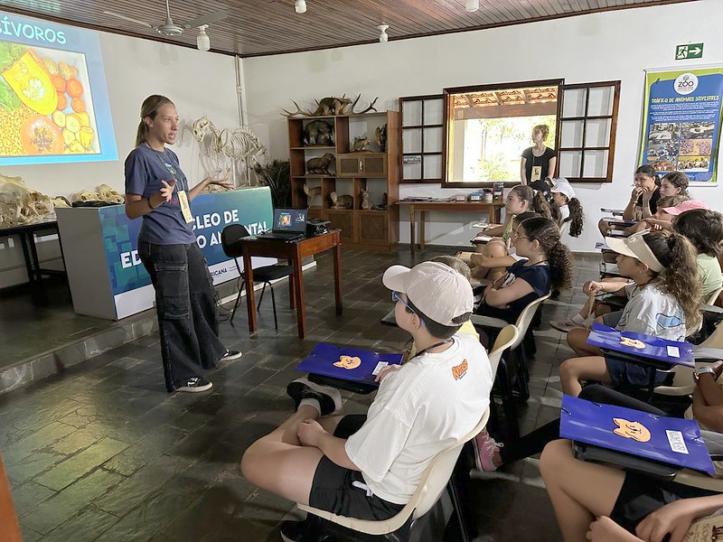 Parque Ecológico inicia programação do curso “Feras de Férias no Zoo”