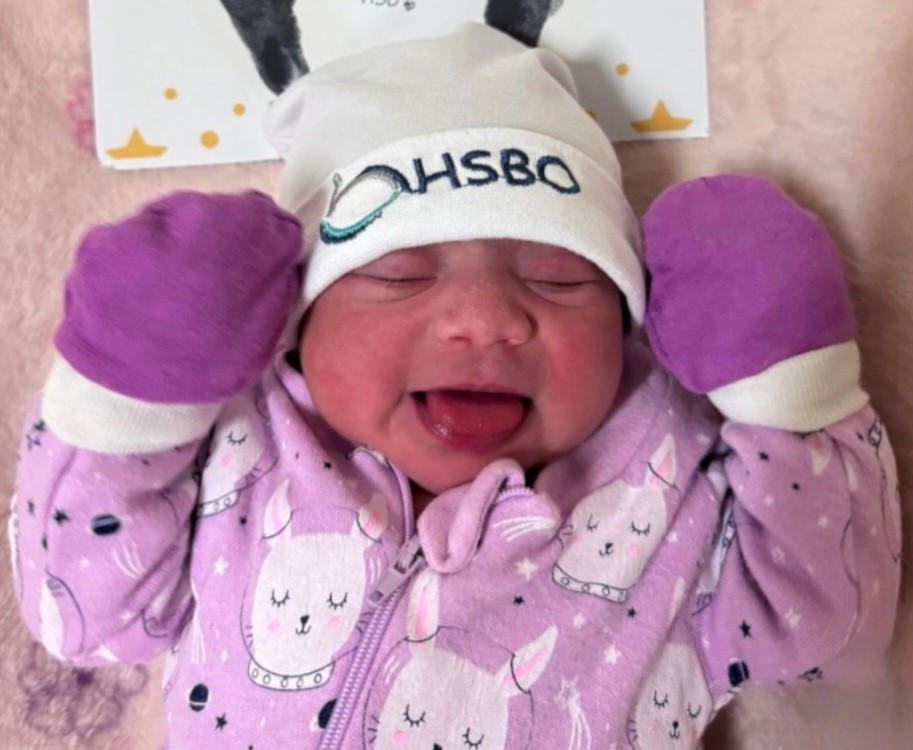 Primeiro bebê de 2026 em Santa Bárbara é a Zoe Valentina