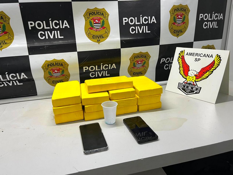 Dise prende homem com quase 14 kg de cocaína em shopping de Sumaré