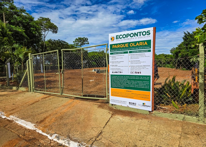 Ecoponto do Parque Olaria será reaberto nesta quinta-feira