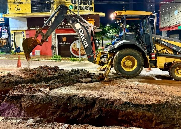 Manutenção interdita trecho da Rua Fernando de Camargo em Americana
