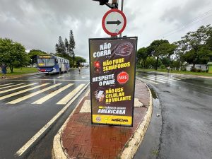Prefeitura de Americana realiza campanha com foco no respeito às leis de trânsito