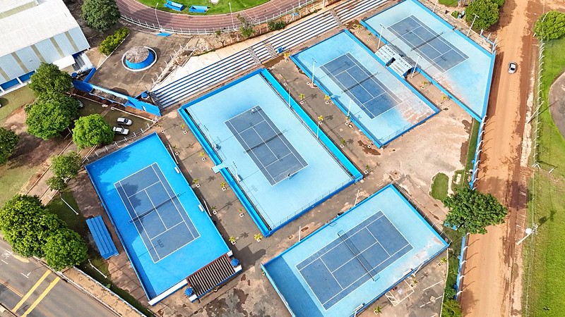 Quadras de tênis do Centro Cívico são reabertas após manutenção