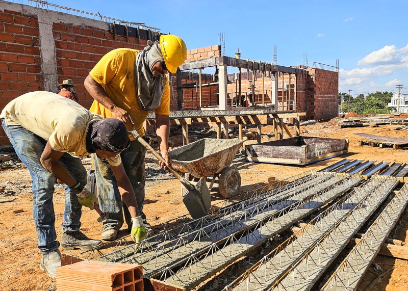 Santa Bárbara avança em obras do CETI e nova UBS no Aranha Oliveira